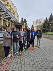 в Городской поликлинике №4 г.Гродно прошел Городской субботник